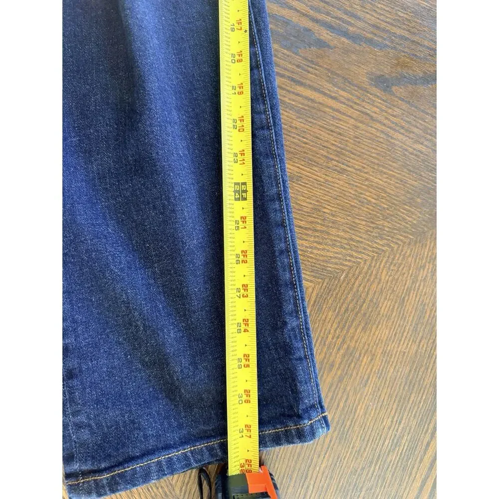 Flint and Tinder Straight Fit Jeans Dark Wash 31x32 Stretch Denim